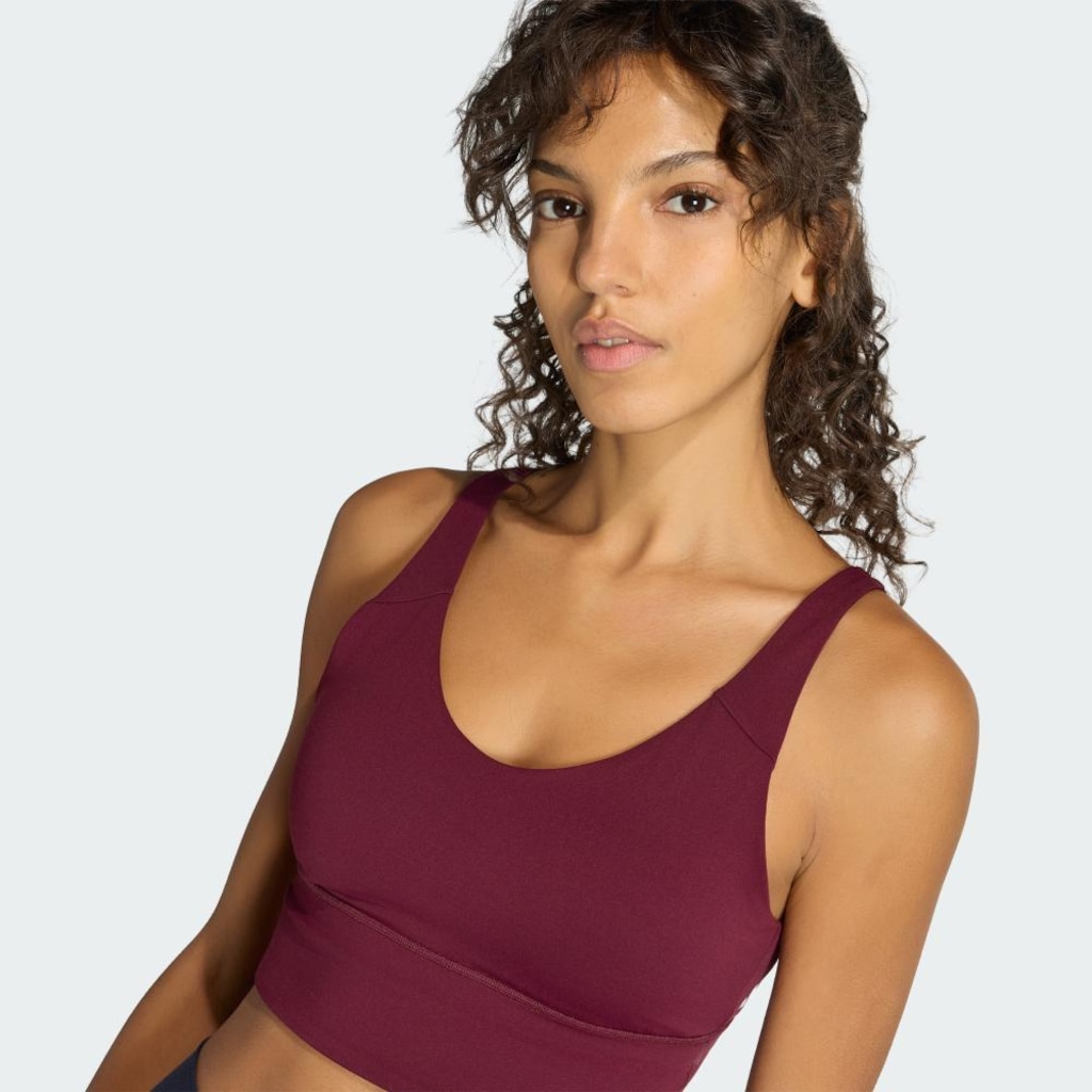 Imagem 5 do produto Top Adidas Suporte Leve Três Listras Studio All Me Feminino