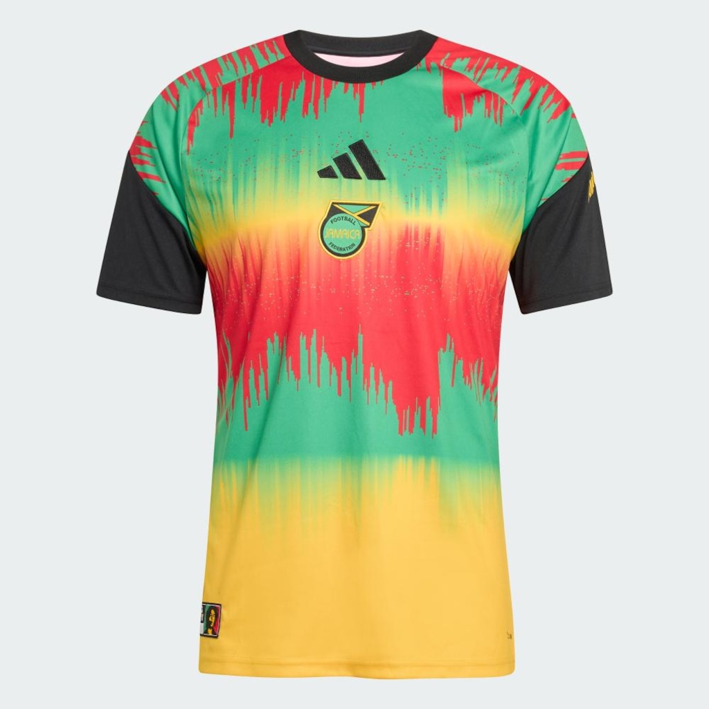 Imagem 2 do produto Camisa I Pré-Jogo Jamaica 26/27 x Bob Marley Adidas Masculina