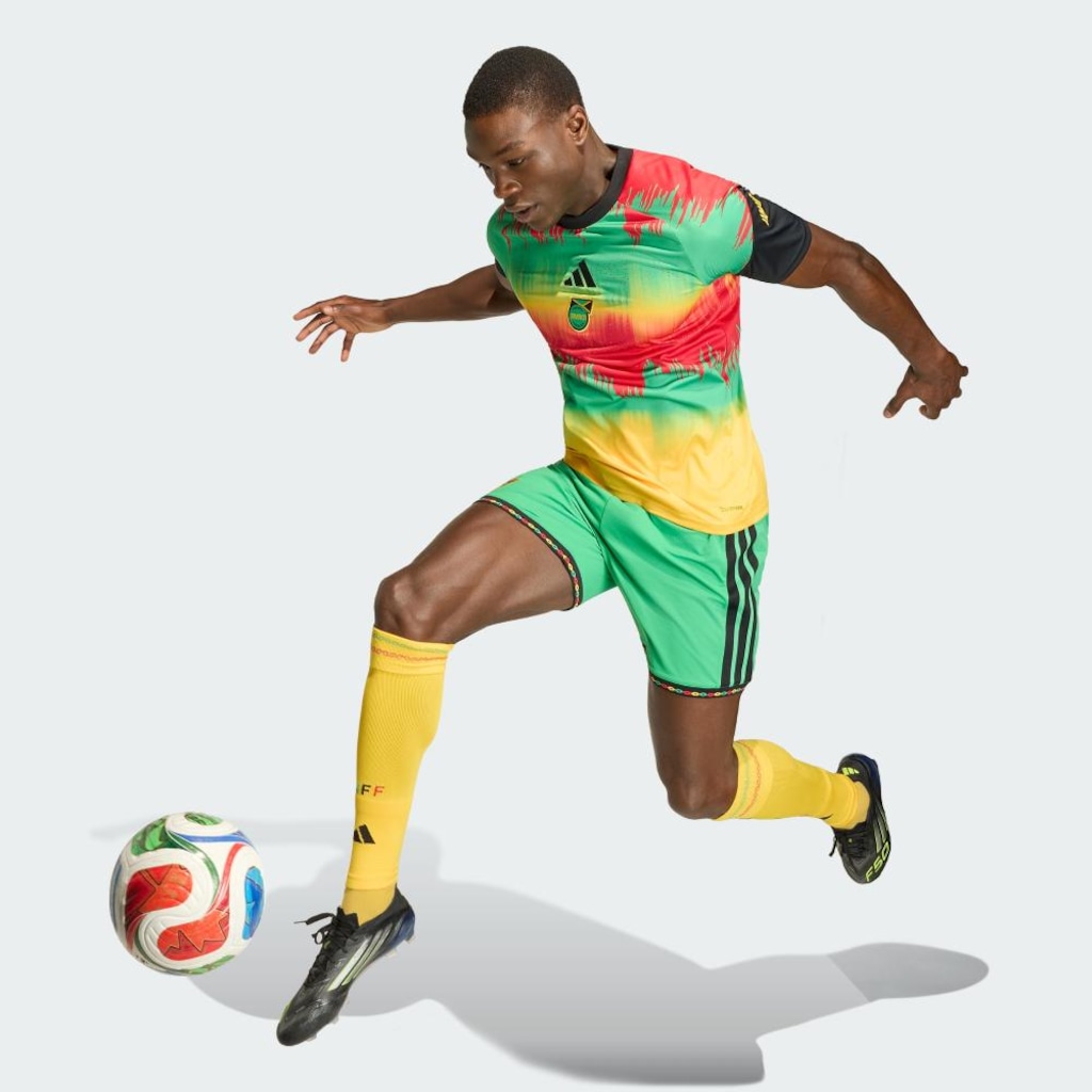 Imagem 4 do produto Camisa I Pré-Jogo Jamaica 26/27 x Bob Marley Adidas Masculina
