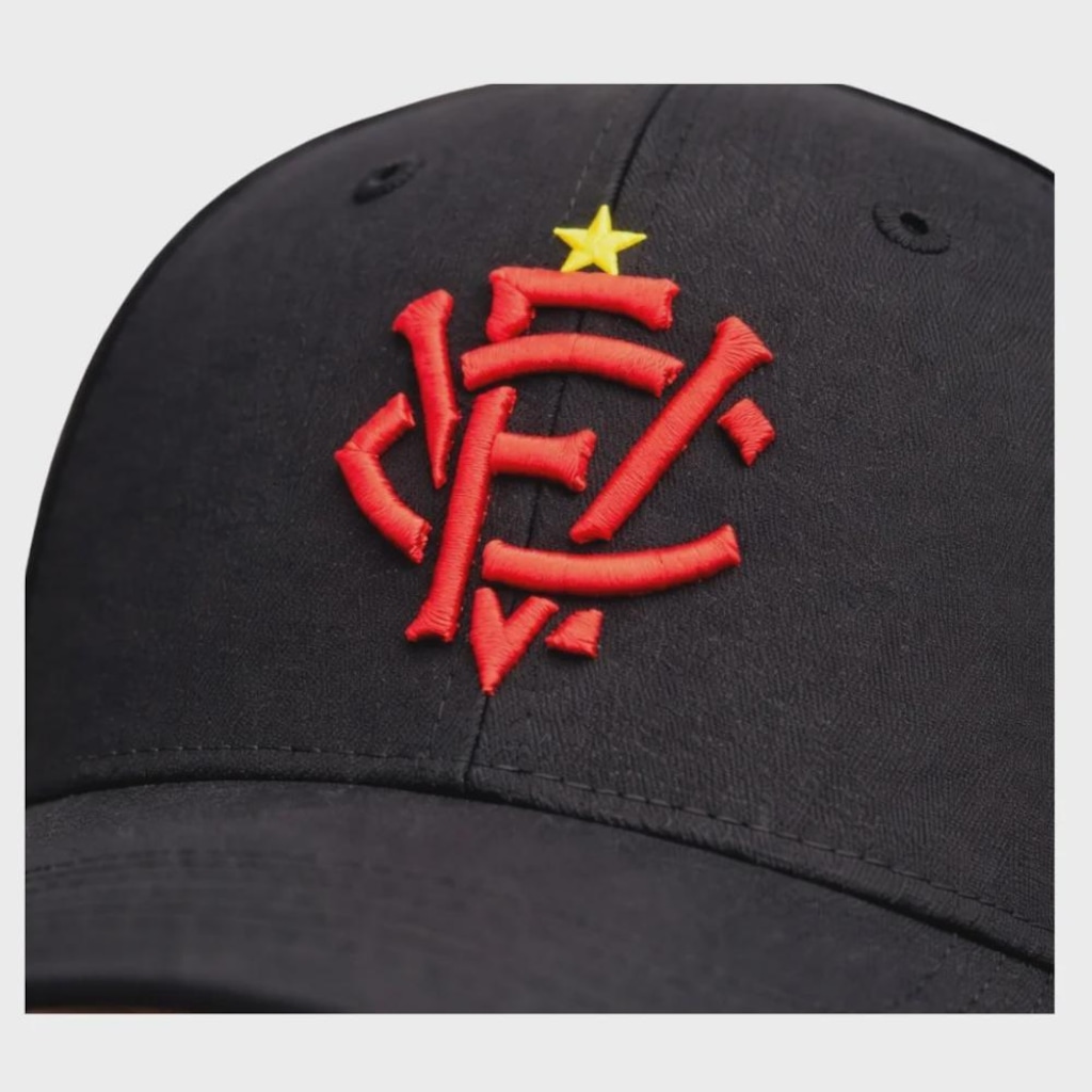 Imagem 3 do produto Boné SuperCap Vitória Bordado Frontal Microfibra Adulto
