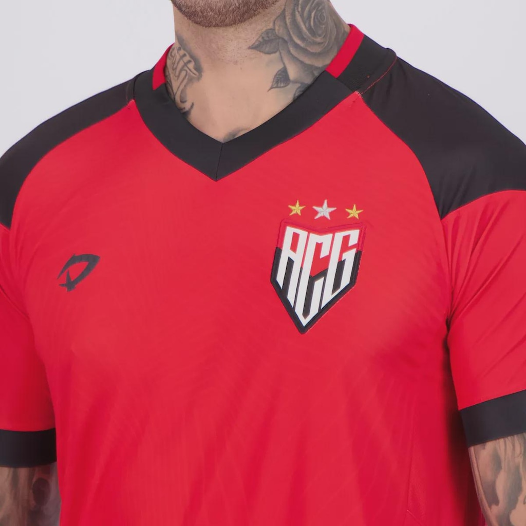 Imagem 5 do produto Camisa Dragão Premium Atlético Goianiense Treino Comissão 2024 FutFanatics Masculina