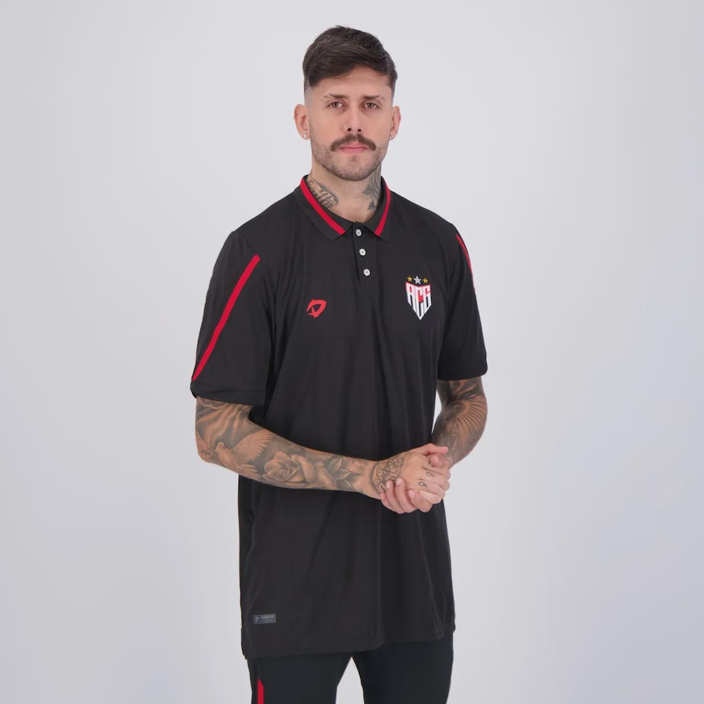 Imagem 2 do produto Camiseta Polo do Atlético Goianiense Dragão Premium Viagem 2024 FutFanatics Masculina