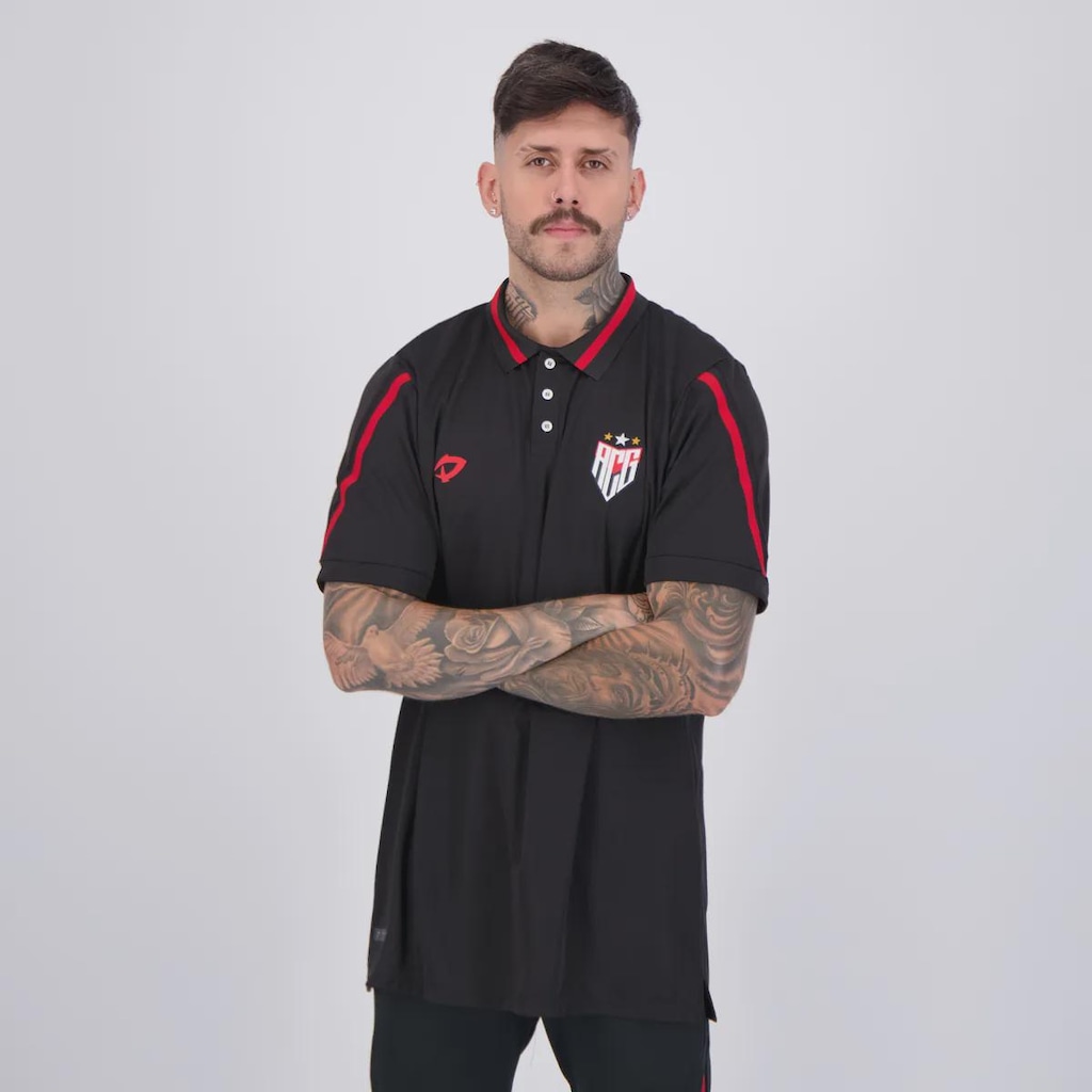 Imagem 3 do produto Camiseta Polo do Atlético Goianiense Dragão Premium Viagem 2024 FutFanatics Masculina