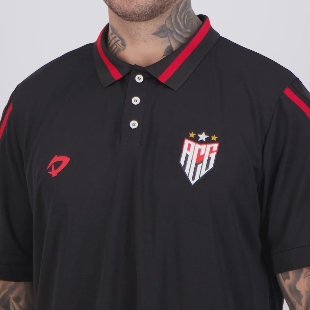 Imagem 5 do produto Camiseta Polo do Atlético Goianiense Dragão Premium Viagem 2024 FutFanatics Masculina