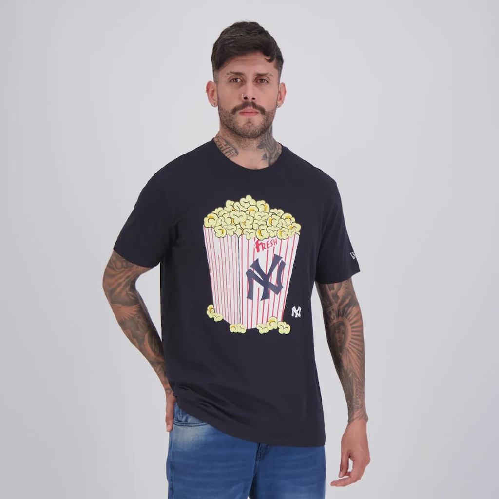 Imagem 2 do produto Camiseta Masculina MLB New York Yankees Popcorn New Era