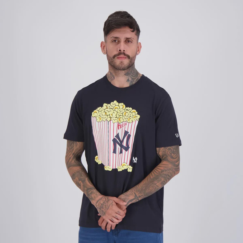 Imagem 3 do produto Camiseta Masculina MLB New York Yankees Popcorn New Era