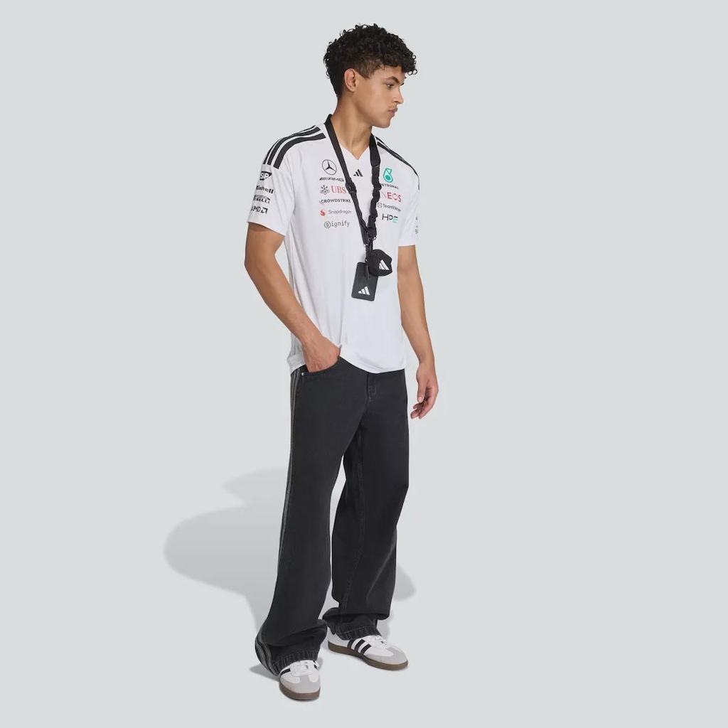 Imagem 3 do produto Camiseta Masculina Mercedes AMG Petronas Logo Driver adidas