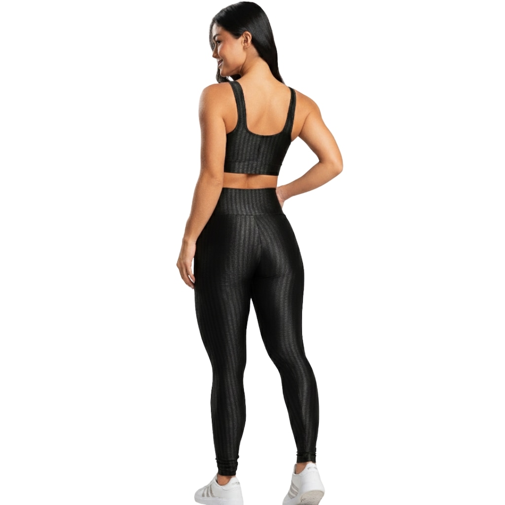 Imagem 3 do produto Conjunto Fitness Top e Calça New Zig 3D Vekyo