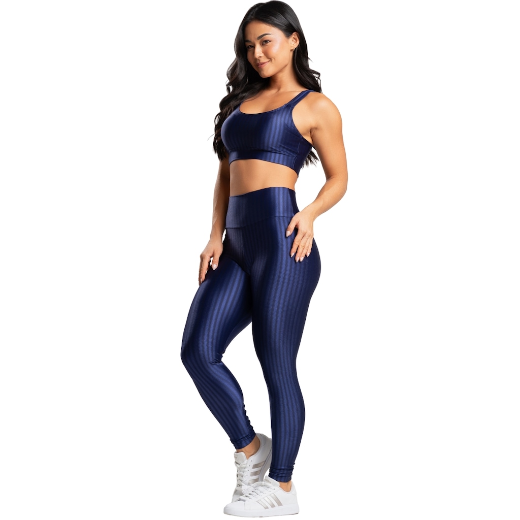 Imagem 2 do produto Conjunto Fitness Top e Calça New Zig 3D Vekyo