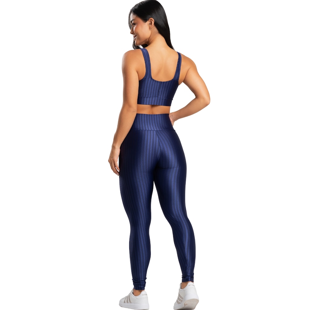Imagem 3 do produto Conjunto Fitness Top e Calça New Zig 3D Vekyo