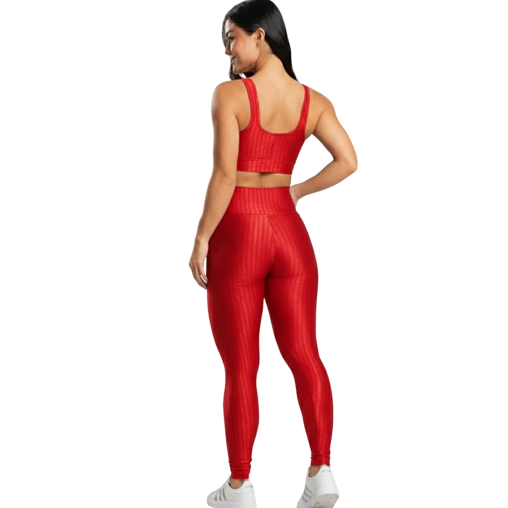 Imagem 3 do produto Conjunto Fitness Top e Calça New Zig 3D Vekyo