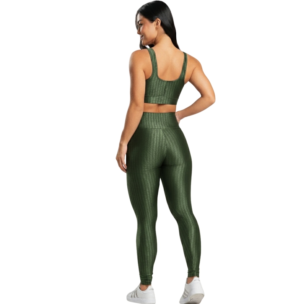 Imagem 3 do produto Conjunto Fitness Top e Calça New Zig 3D Vekyo