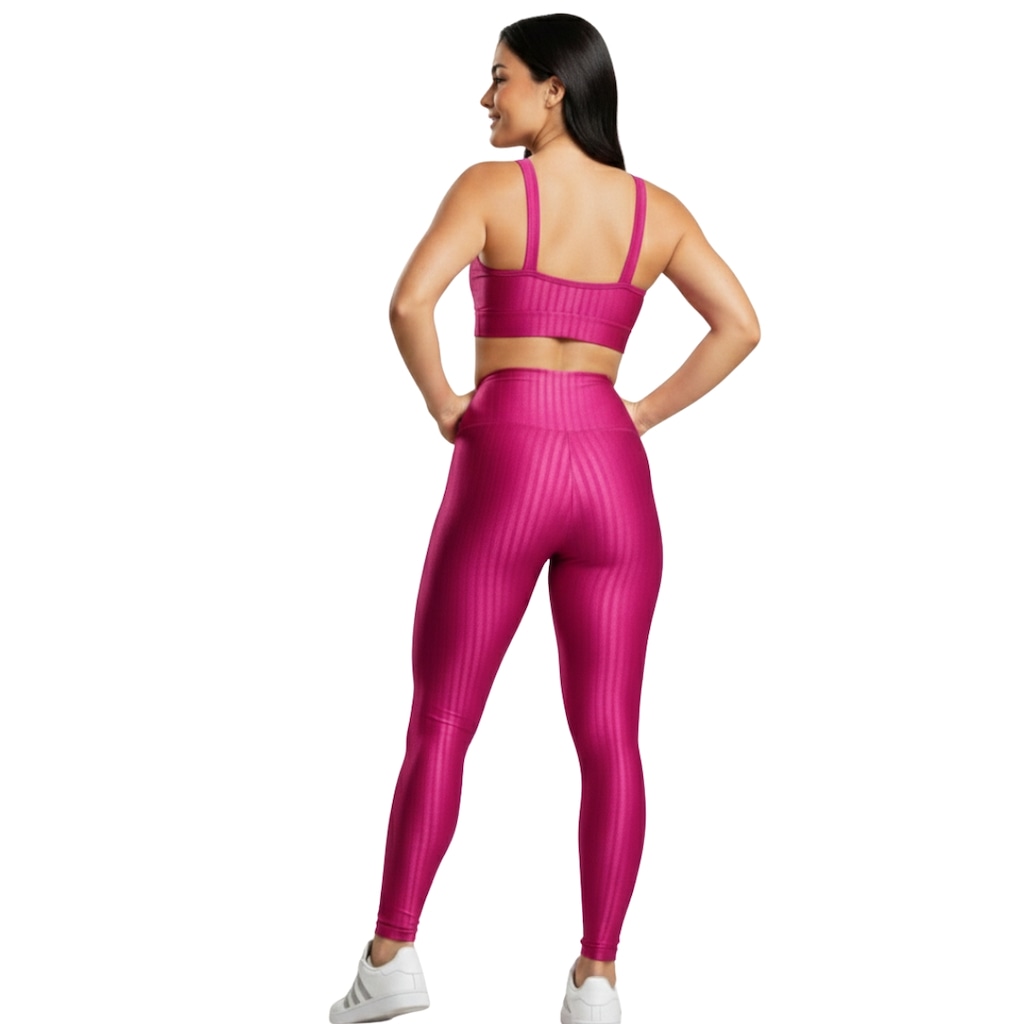 Imagem 3 do produto Conjunto Fitness Top e Calça New Zig 3D Vekyo