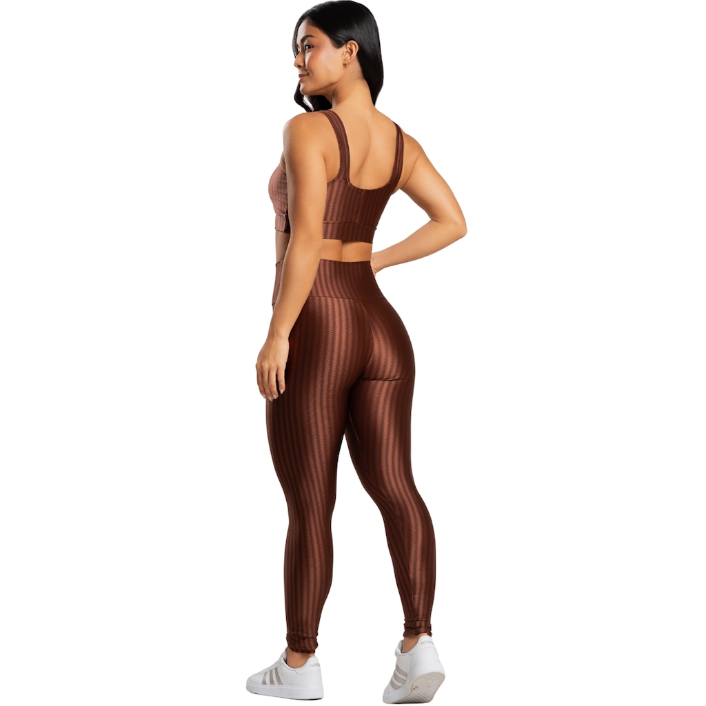 Imagem 3 do produto Conjunto Fitness Top e Calça New Zig 3D Vekyo