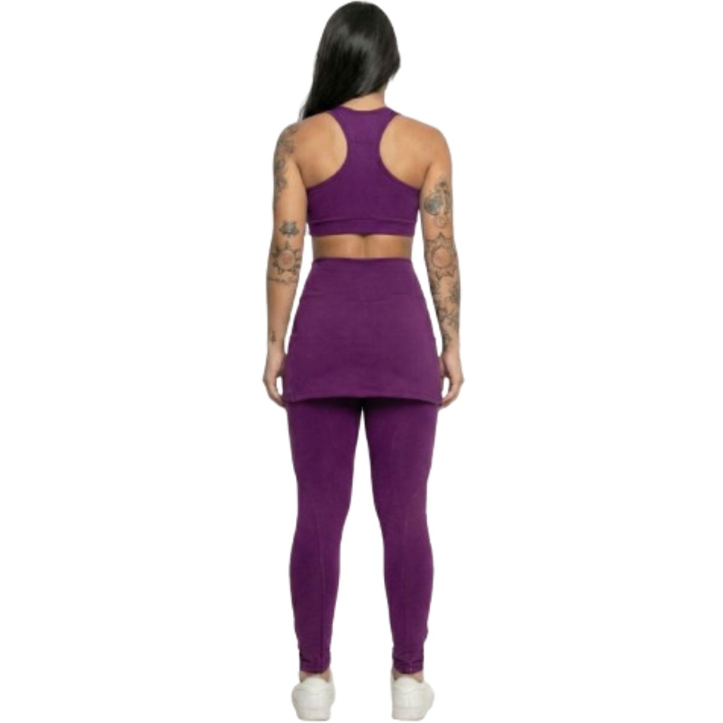 Imagem 3 do produto Calça Legging com Saia Vekyo