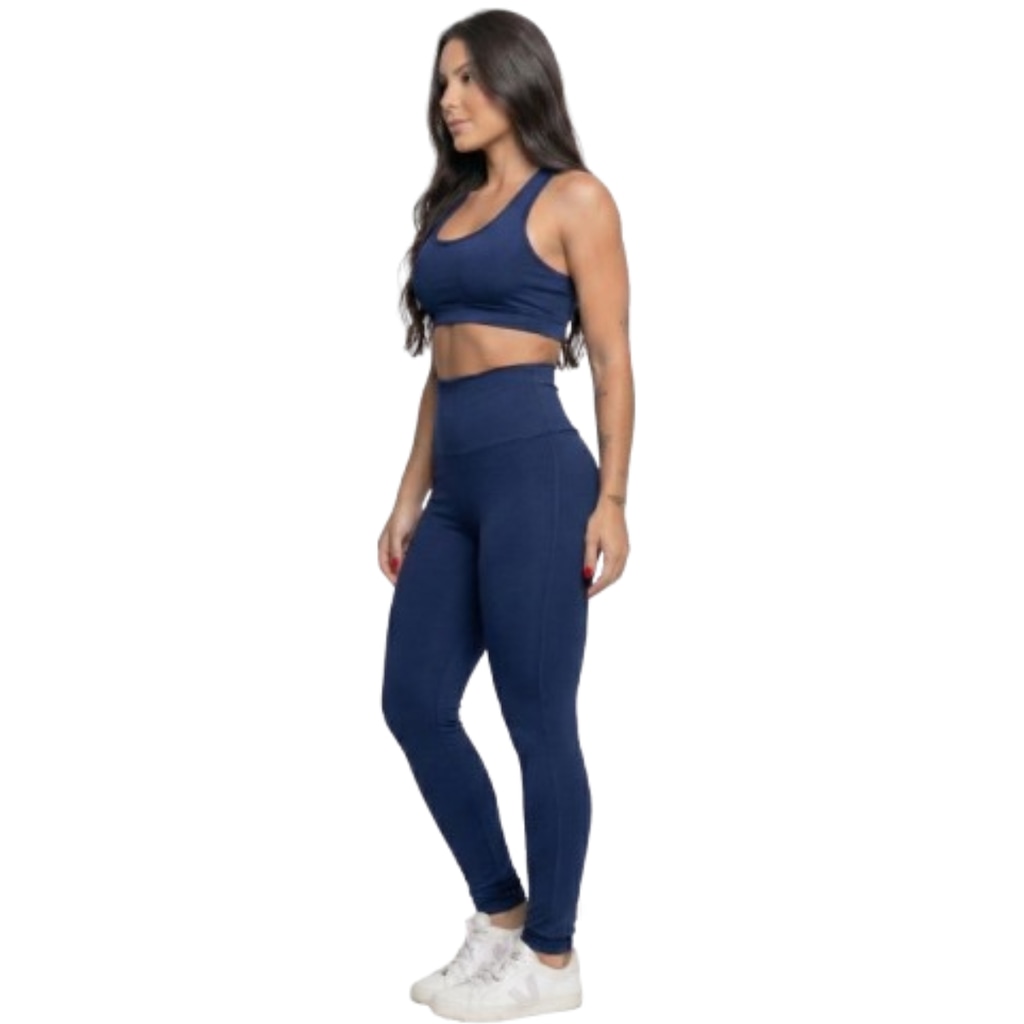 Imagem 2 do produto Calça Legging Vekyo cós Alto Lisa Feminina