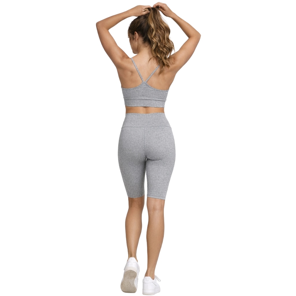 Imagem 3 do produto Conjunto Top Alça Fina + Bermuda Ciclista Feminino Vekyo