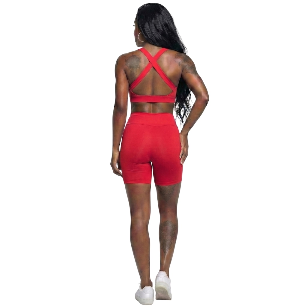 Imagem 3 do produto Conjunto Top com Bojo e Bermudinha Vekyo Feminino