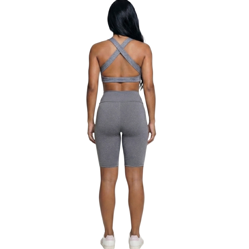 Imagem 3 do produto Conjunto Top Bojo e Bermuda Ciclista Vekyo Feminino