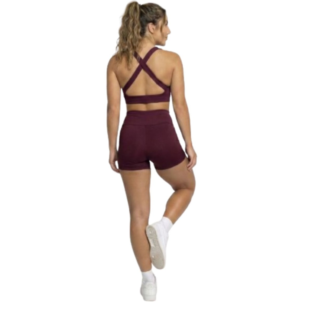 Imagem 3 do produto Conjunto Top Com Bojo e Short Suplex Vekyo Feminino