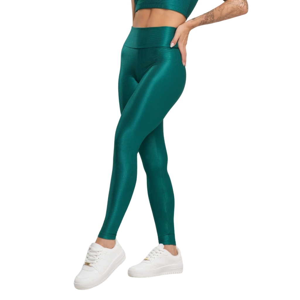 Imagem 2 do produto Calça Legging Vekyo Fitness Esmeralda Feminina