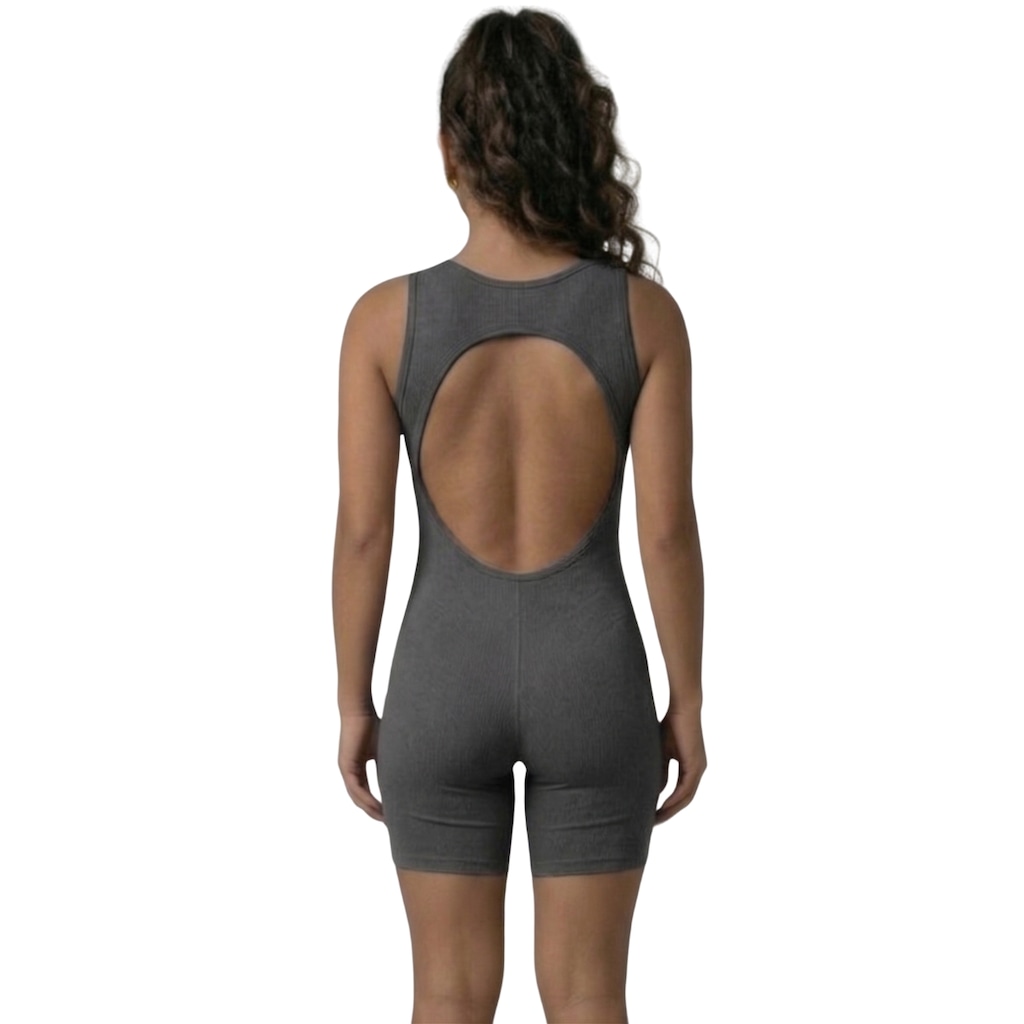 Imagem 3 do produto Macaquinho Fitness Liso Vekyo Feminino