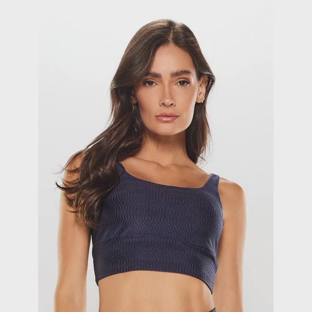 Imagem 2 do produto Top Alça Reta Body for sure Texture - Feminino