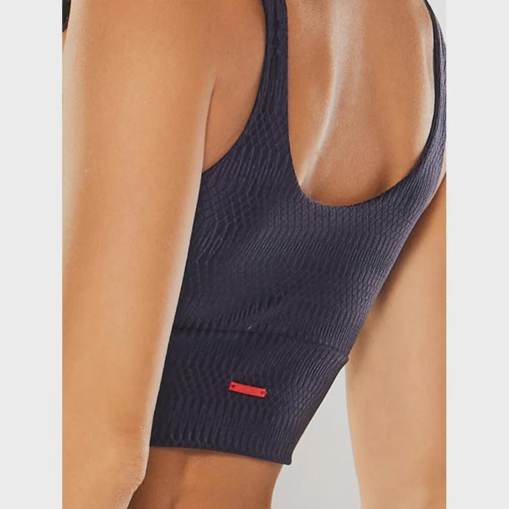 Imagem 5 do produto Top Alça Reta Body for sure Texture - Feminino