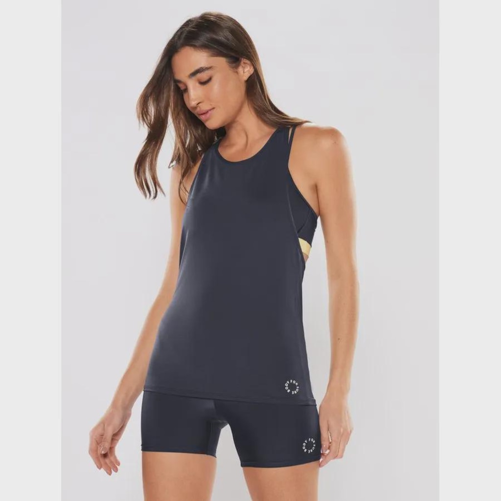 Imagem 3 do produto Camiseta Regata Body for sure New Navy - Feminina