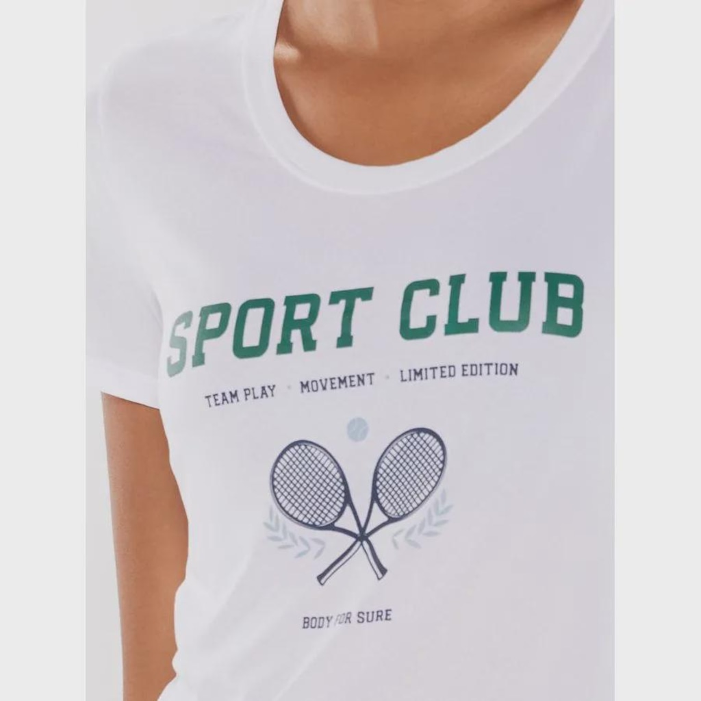 Imagem 4 do produto Camiseta Body for sure Sport Club - Feminina