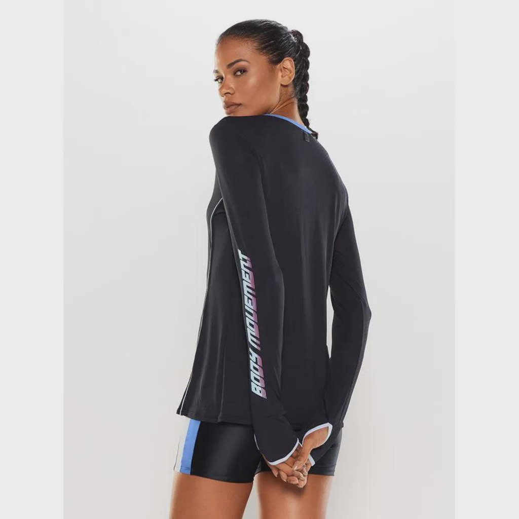 Imagem 2 do produto Camiseta Body for sure Manga Longa Estampada Pop - Feminino