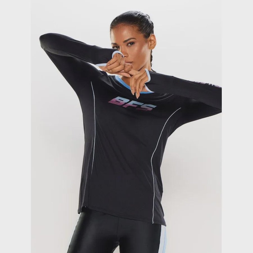 Imagem 3 do produto Camiseta Body for sure Manga Longa Estampada Pop - Feminino