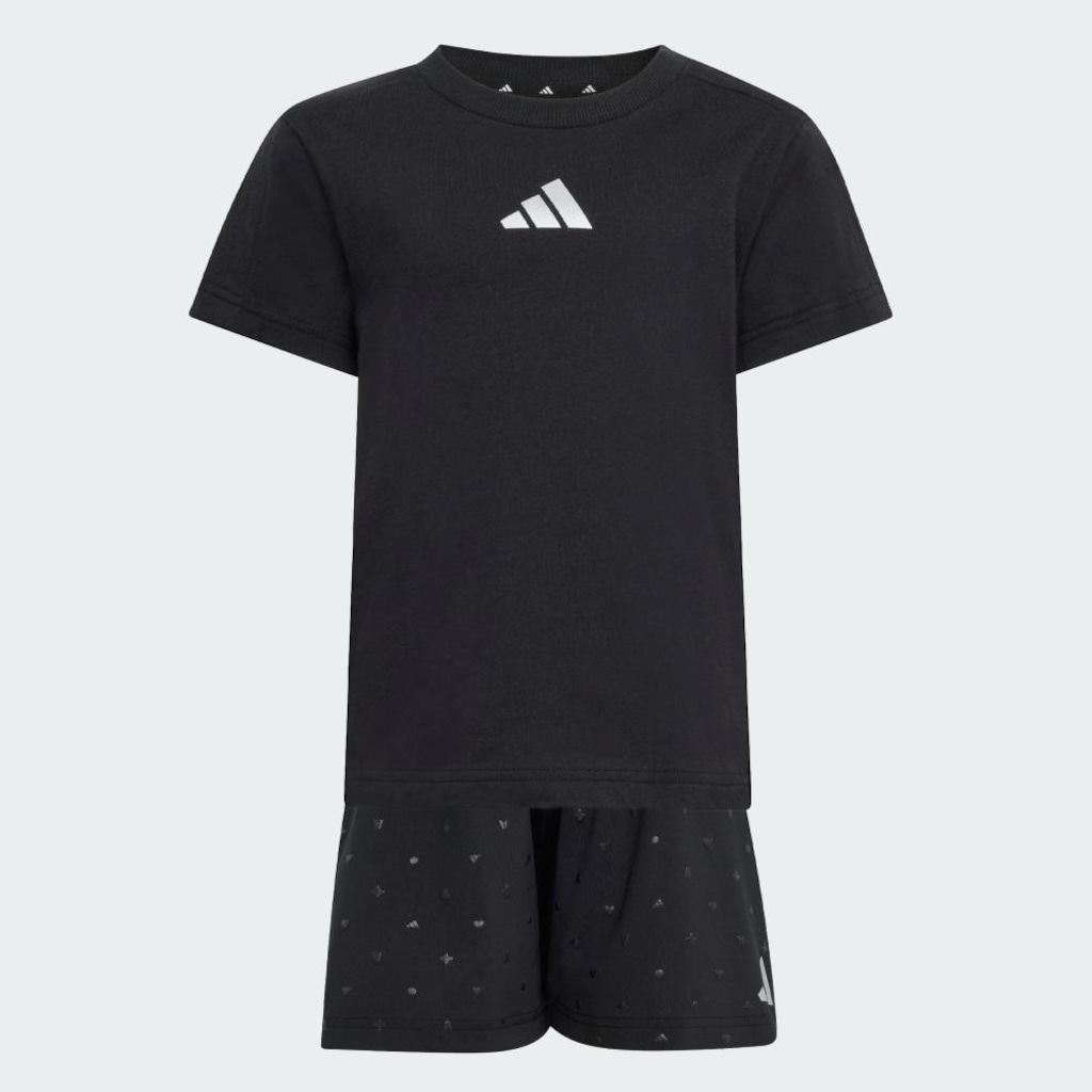 Imagem 2 do produto Conjunto Short adidas Seasonals Glam Infantil