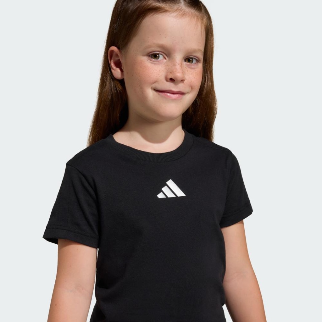 Imagem 5 do produto Conjunto Short adidas Seasonals Glam Infantil