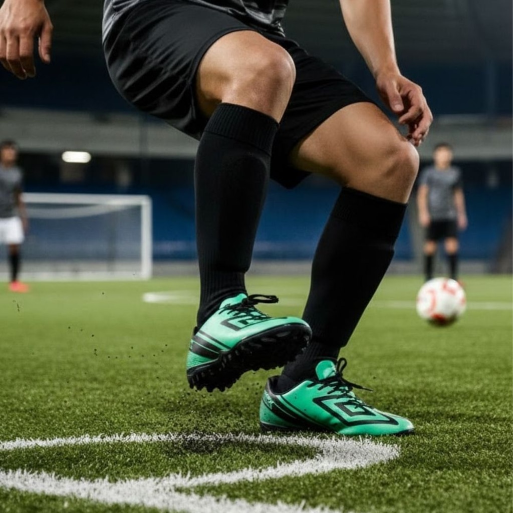 Imagem 4 do produto Kit Chuteira Society Umbro Kick e Meião - Masculino