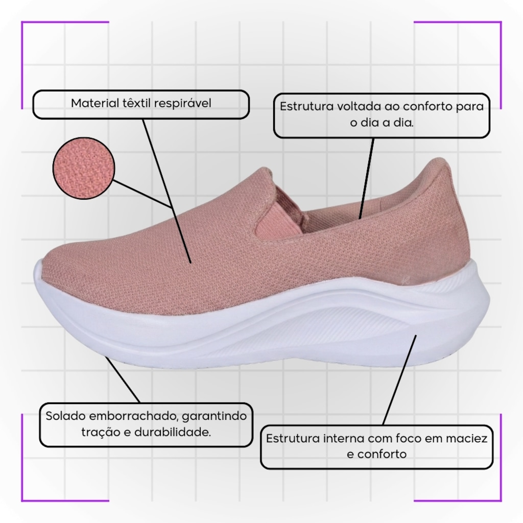 Imagem 5 do produto Kit Tênis Rainha Dream V E Meia - Feminino