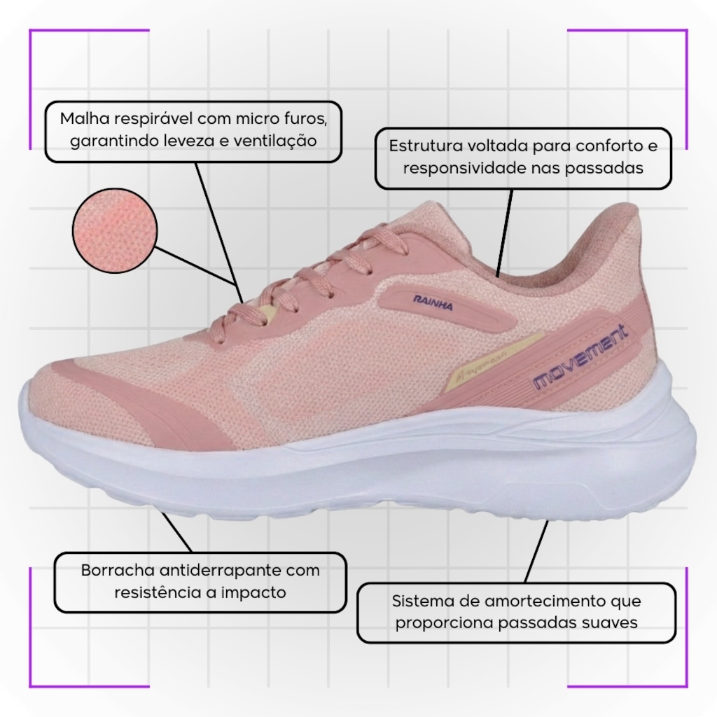 Imagem 3 do produto Tênis Feminino Rainha Play V