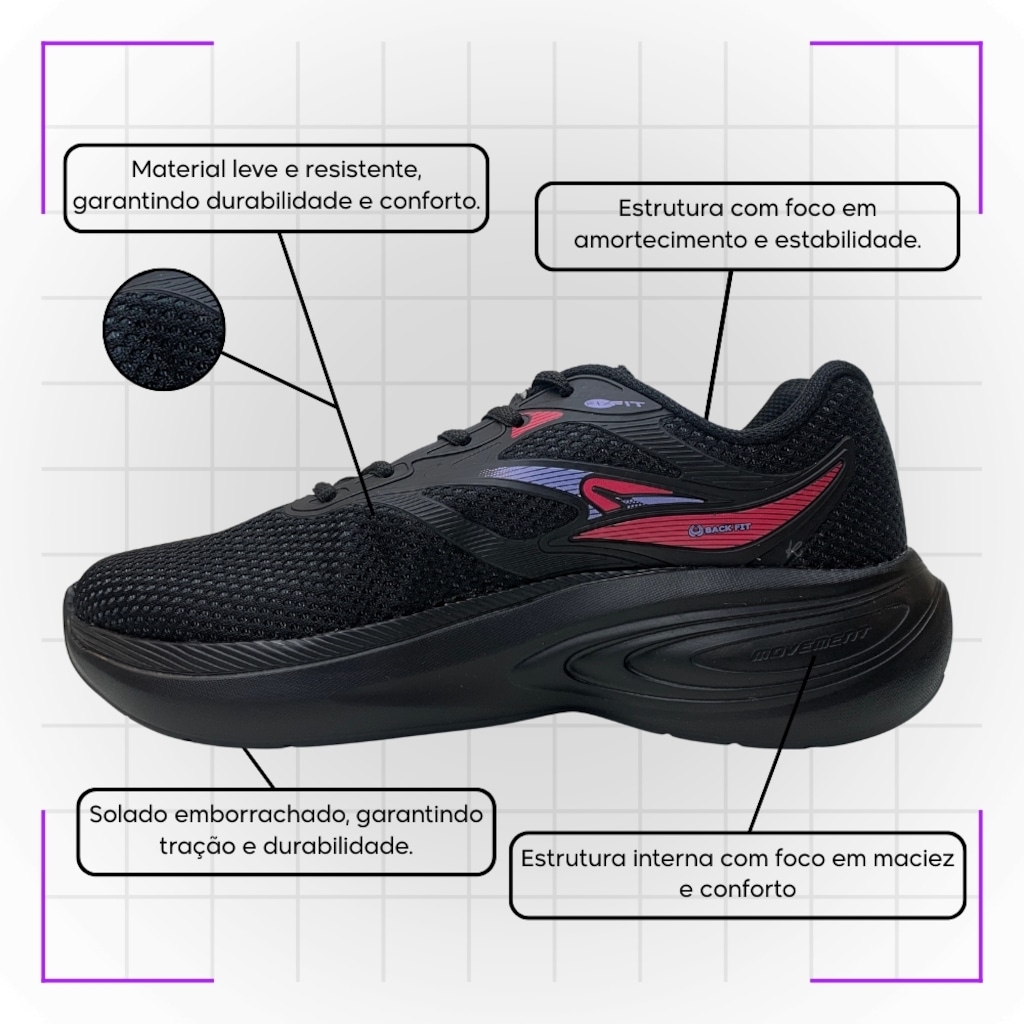 Imagem 4 do produto Tênis Feminino Rainha Drive V