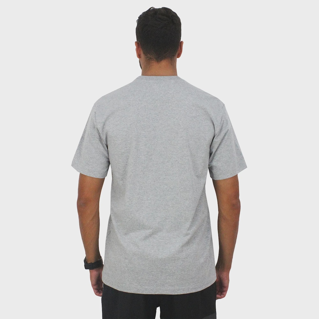 Imagem 3 do produto Camiseta Oakley Heritage Skull Heather Grey - Masculina