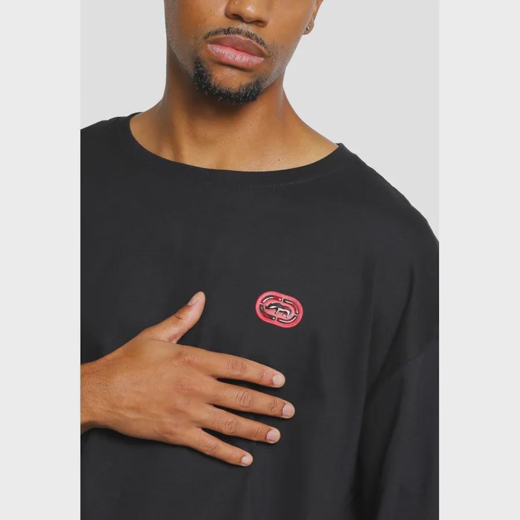 Imagem 3 do produto Camiseta Ecko Oversize Fashion Basic Preta - Ecko - Masculina
