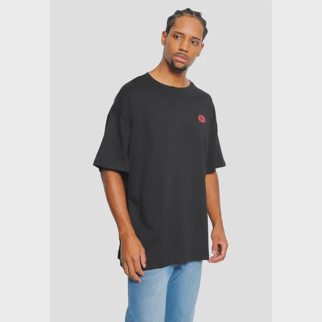 Imagem 5 do produto Camiseta Ecko Oversize Fashion Basic Preta - Ecko - Masculina