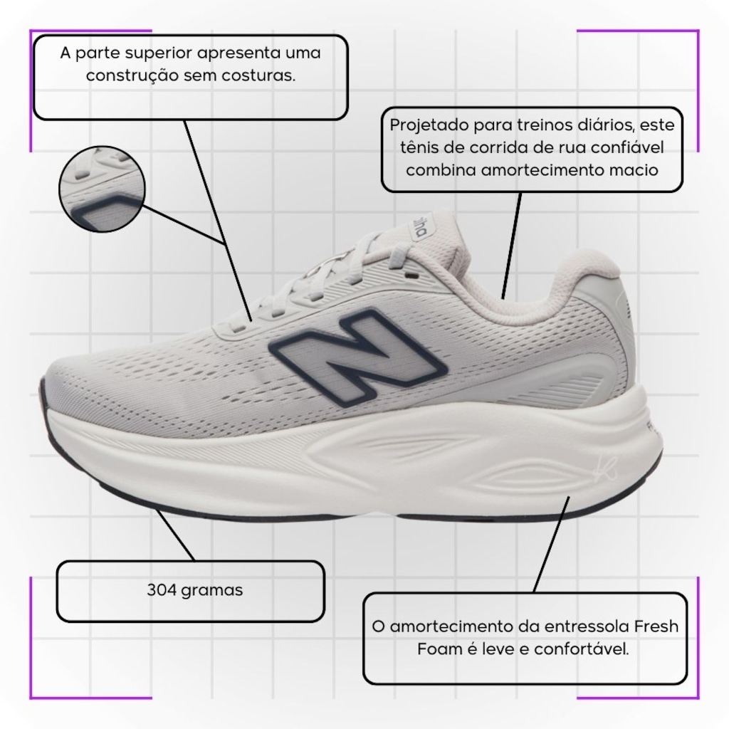 Imagem 5 do produto Kit Tênis New Balance Kaiha Road V2 e Meia - Feminino