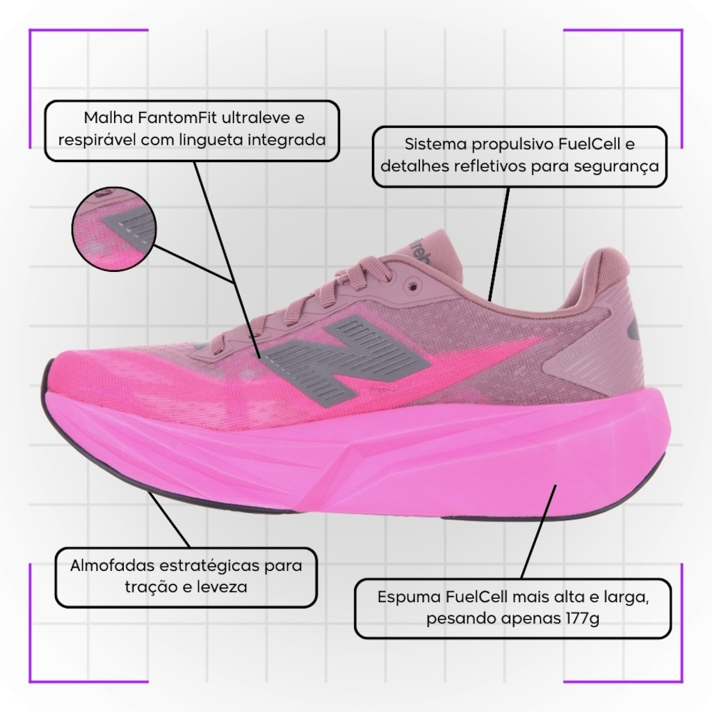 Imagem 5 do produto Tênis New Balance Rebel V5 - Feminino