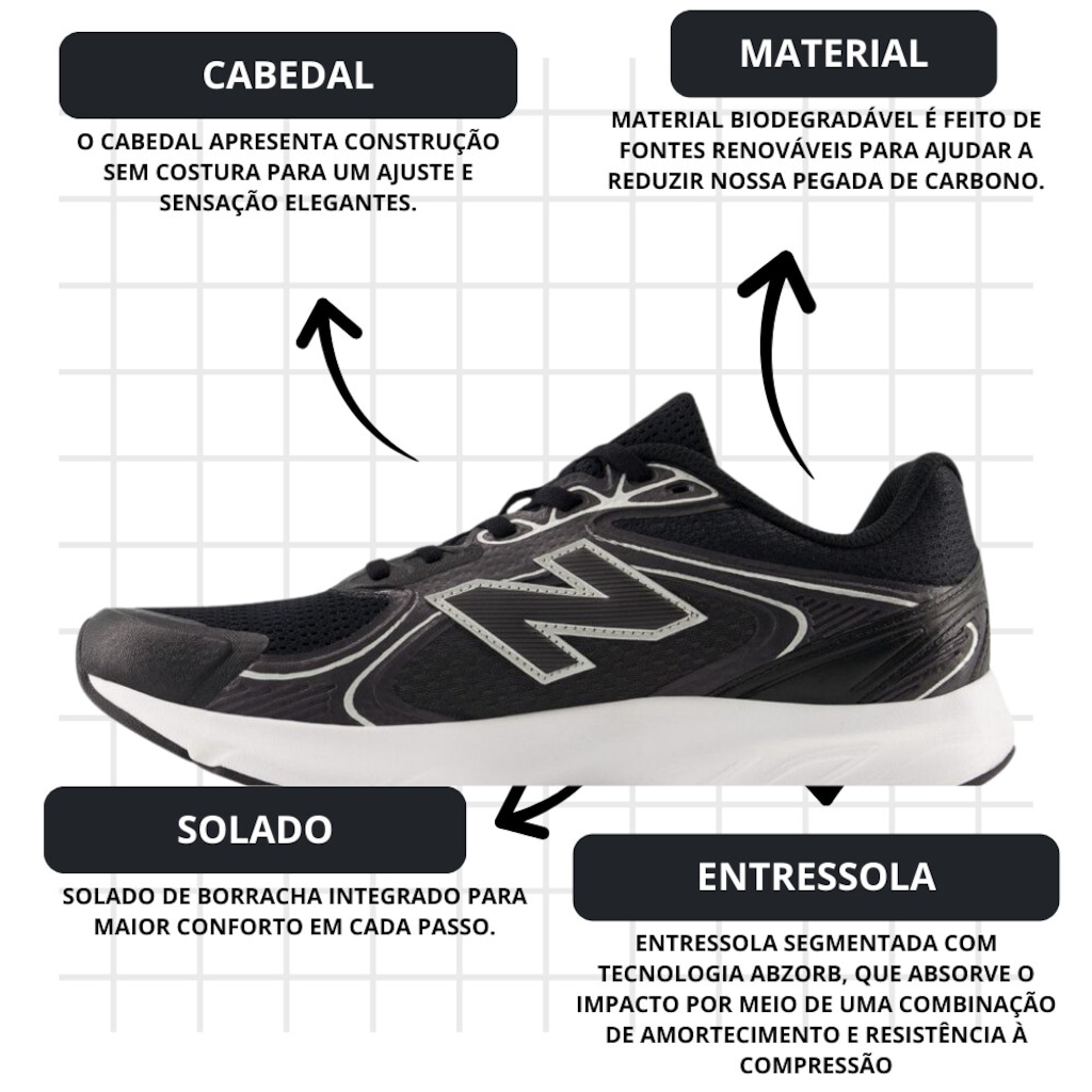 Imagem 3 do produto Tênis Masculino New Balance Amaste