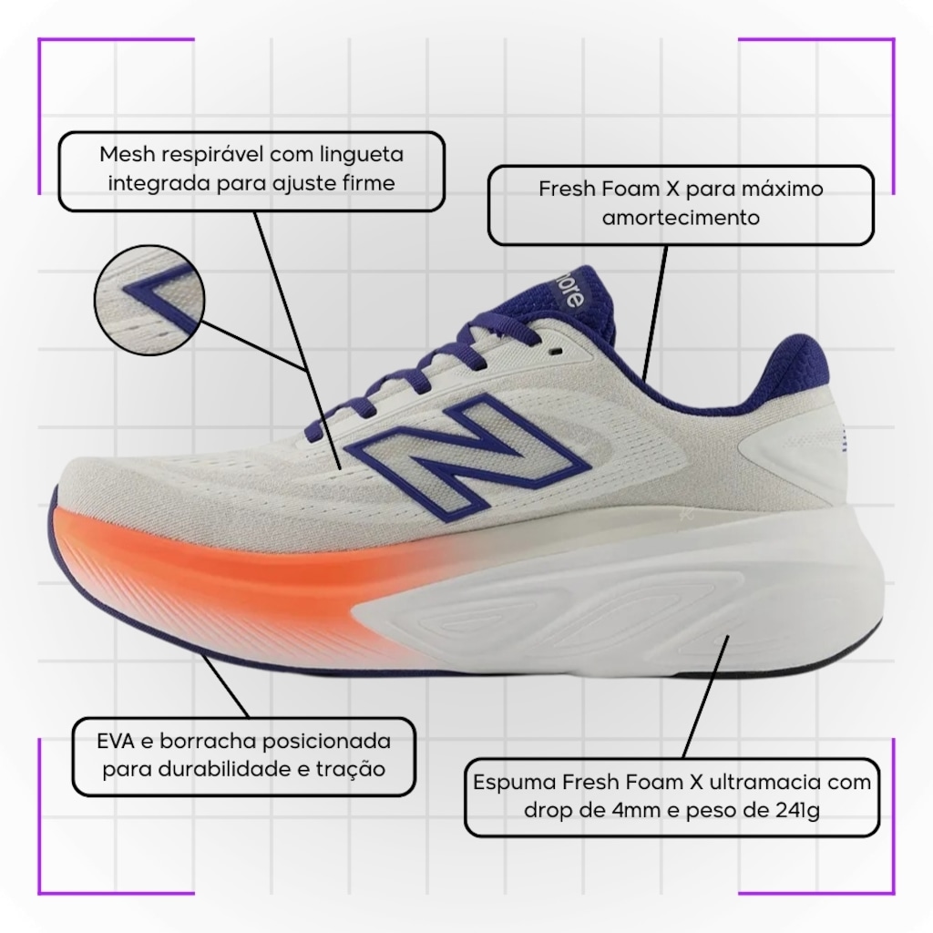 Imagem 5 do produto Tênis Masculino New Balance More V6
