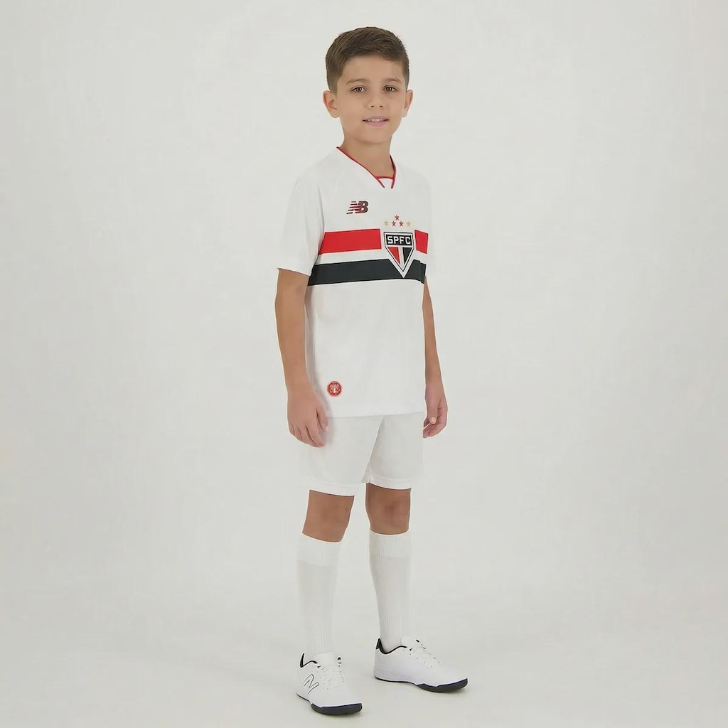 Imagem 2 do produto Camisa São Paulo I 2026 New Balance Infantil