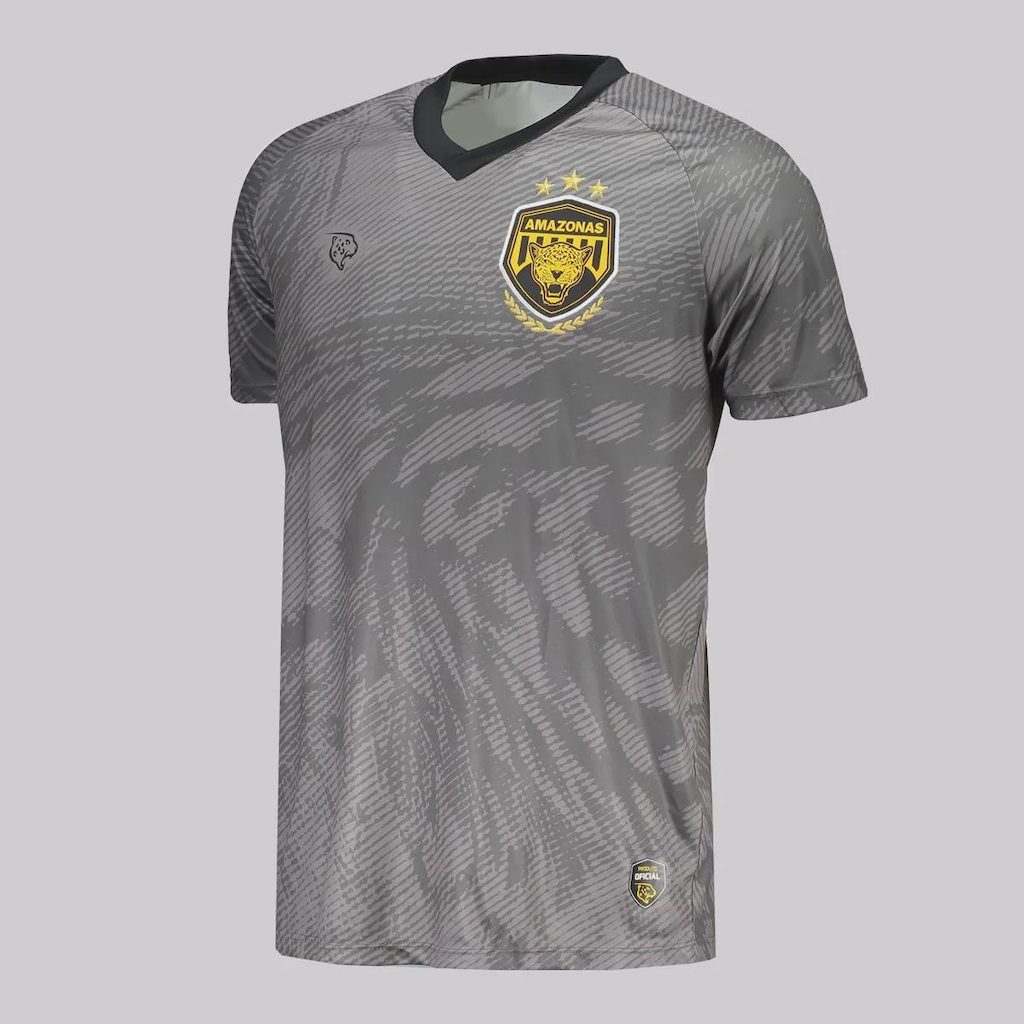 Imagem 2 do produto Camisa Onça Amazonas Aquecimento Goleiro 2025 FutFantics Masculina