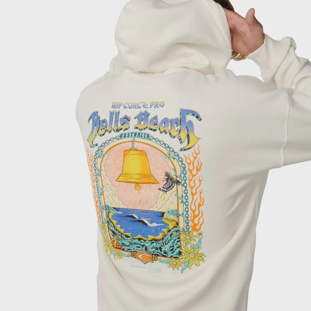 Imagem 4 do produto Moletom Masculino Rip Curl Bells Beach Pro Bone Importado