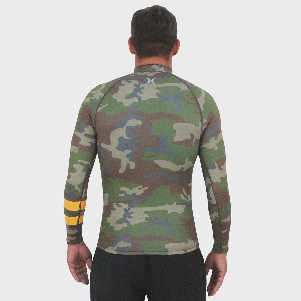 Imagem 4 do produto Jaqueta de Neoprene Masculina Hurley Advantage Printed Camuflado Importada 1mm