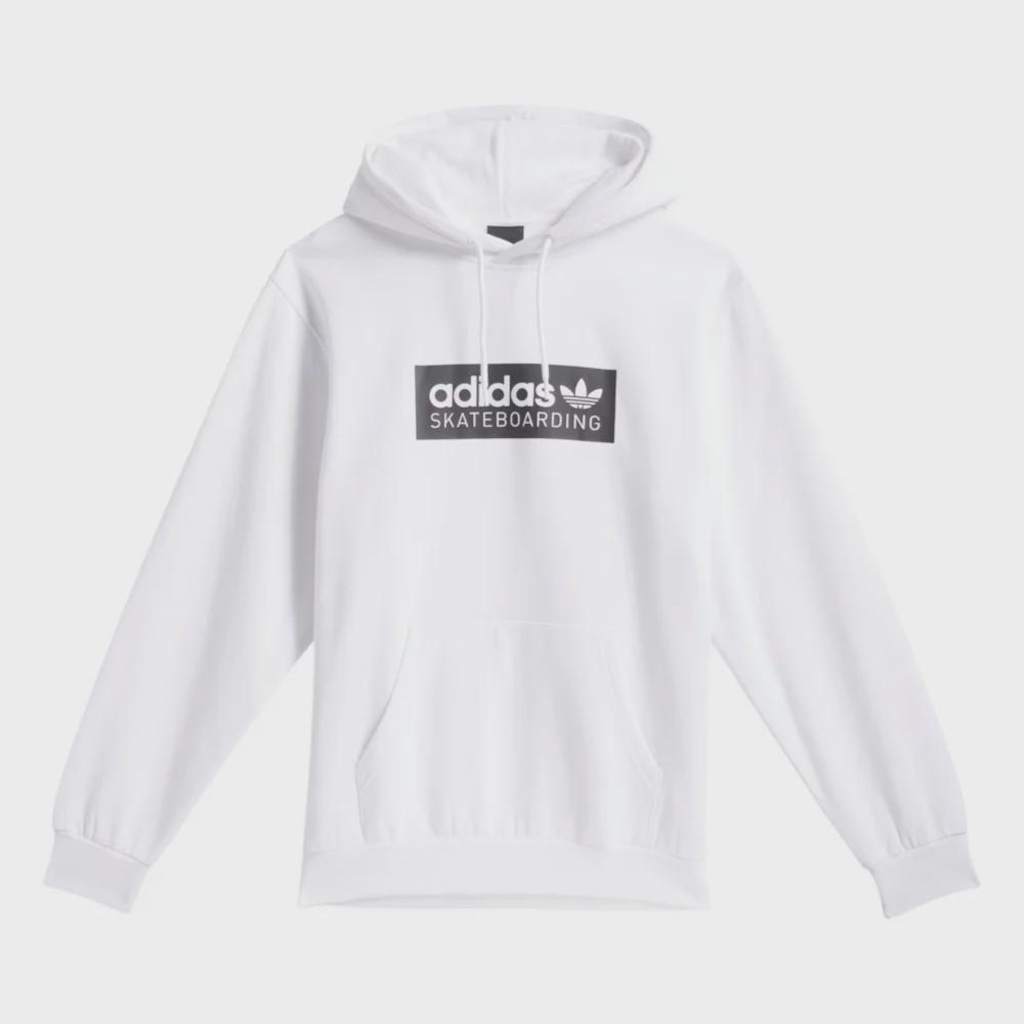 Imagem 5 do produto Moletom Canguru adidas Skateboarding Hoodie White Masculino